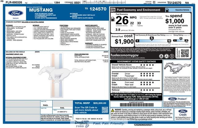 2026 Ford Mustang EcoBoost